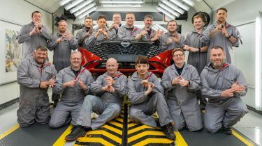 Nissan production team using sign language