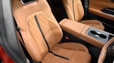 Mazda 6e in the UK - front seats