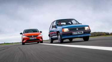 Vauxhall Corsa group test - Nova vs Corsa-e