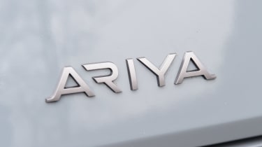 Nissan Ariya long termer - Ariya badge