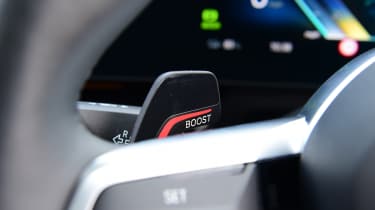 Tesla Model Y - boost paddle 