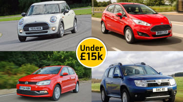 Best company cars under £15,000 - header