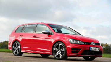 Volkswagen Golf R Estate front quarter