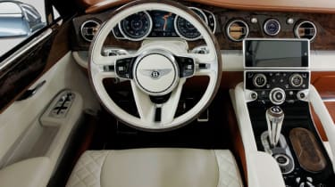 Bentley EXP 9 F concept  dash