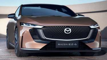 The new Mazda EZ-6 front end
