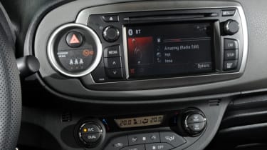 New Toyota Yaris touchscreen