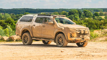 Muddied Isuzu D-Max Mudmaster - front static