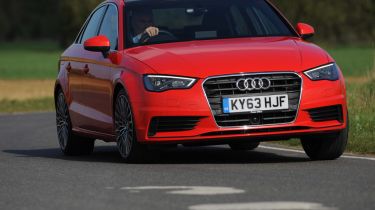 Audi A3 Saloon front cornering