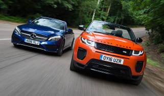 Range Rover Evoque Convertible vs Mercedes C-Class Cabriolet - header