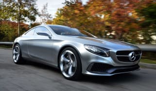 Mercedes S-Class Coupe Concept 2014 front tracking