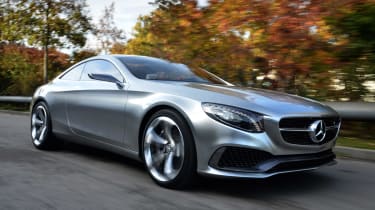 Mercedes S-Class Coupe Concept 2014 front tracking