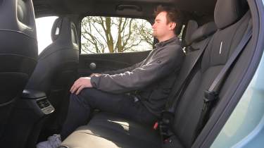 Alastair Crooks sat in the Omoda 7