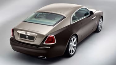 Rolls-Royce Wraith rear three-quarters