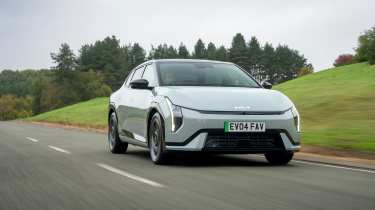 Kia EV4 Fastback driving