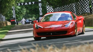 Ferrari 458 Spider at Goodwood