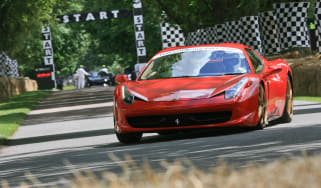 Ferrari 458 Spider at Goodwood