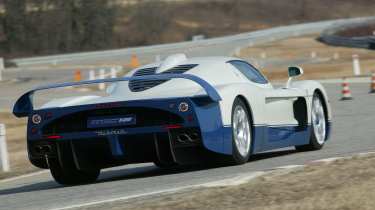 Rarest cars in the UK - Maserati MC12 rear