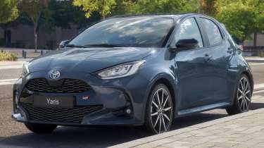 2025 Toyota Yaris GR Sport - static front 3/4
