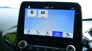 Ford Fiesta ST-Line touch screen
