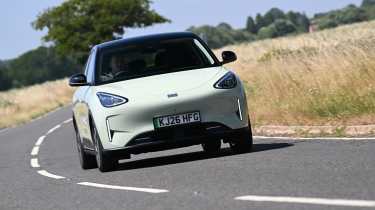 New Geely EX2 - front cornering