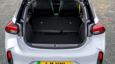 Vauxhall Corsa GSE boot seats down