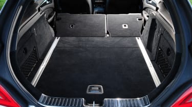 Mercedes CLS Shooting Brake boot seats folded