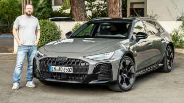 Dave Humphries with the Audi A6 allroad Vorsprung