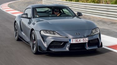 Toyota Supra manual - front above