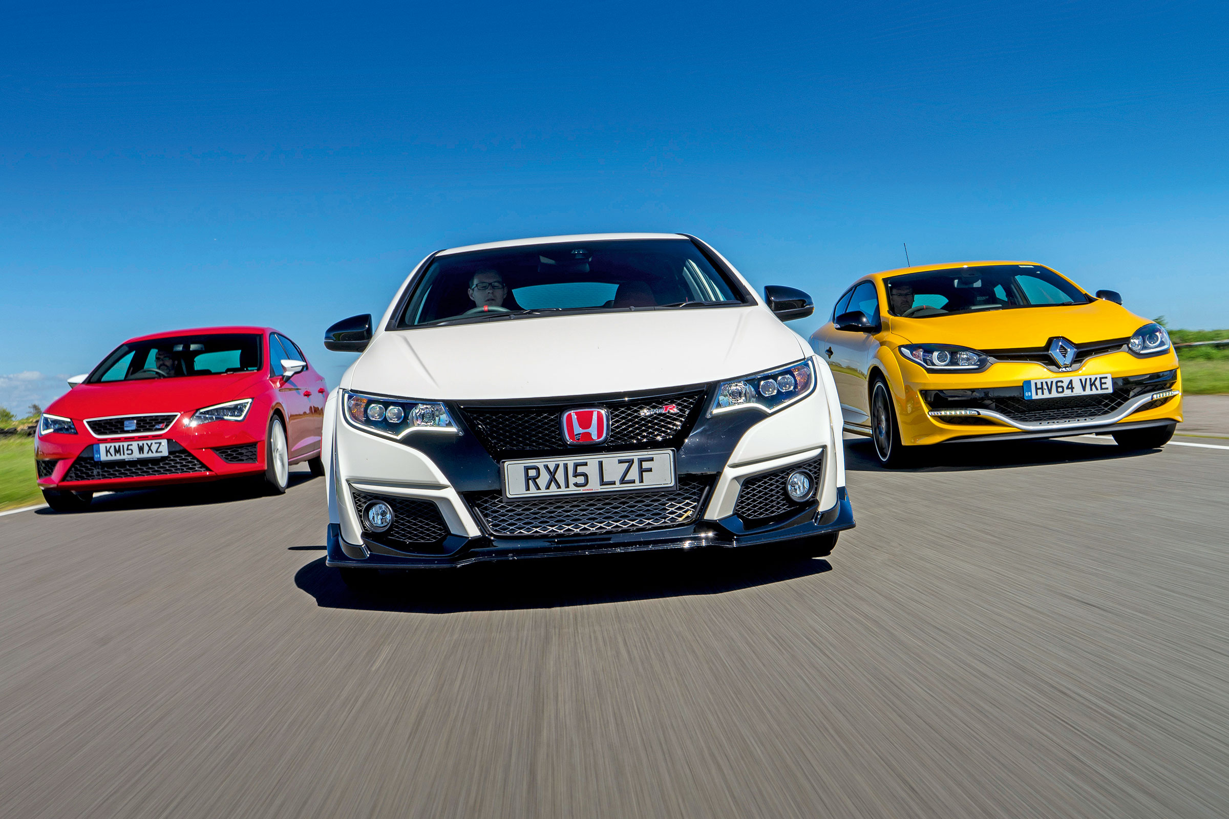 Honda Civic Type R vs SEAT Leon Cupra & Renaultsport 