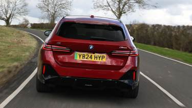 BMW i5 Touring M60 xDrive - rear cornering 