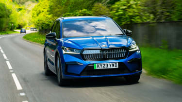 2024 Skoda Enyaq - front tracking