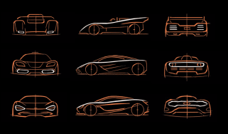 McLaren design sketches