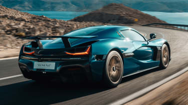 Rimac Nevera - rear action