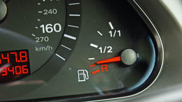 Audi A6 fuel gauge