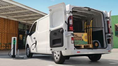 Renault Trafic E-Tech - rear with doors open