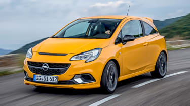 Vauxhall Corsa GSi - front tracking