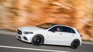 New Mercedes A-Class - white side