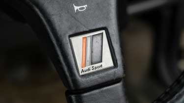 Audi Quattro - 'Audi Sport' steering wheel badge