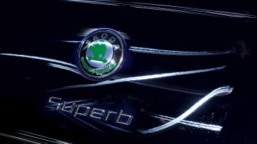 Skoda Superb badge