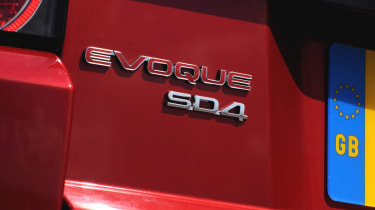 Range Rover Evoque badge