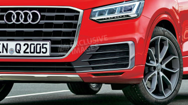 Audi Q2 exclusive - detail red