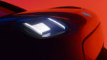 MG concept car teaser front lights