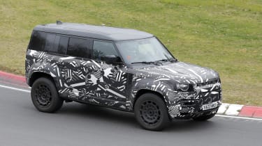 New Land Rover Defender Octa testing - front quarter 
