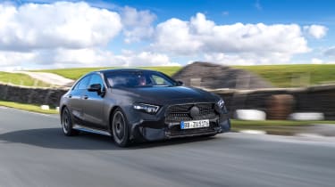 Mercedes CLS prototype - front tracking