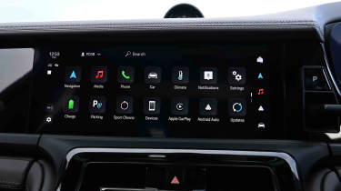 Porsche Panamera Turbo E-Hybrid - infotainment, main menu