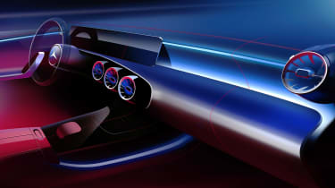 Mercedes CLA Shooting Brake - interior sketch