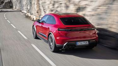 Porsche Macan Electric GTS - rear tracking