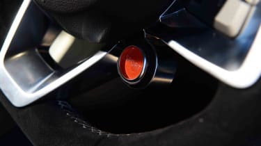 Alpine A110 R - steering wheel detail