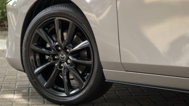 Mazda 3 alloy wheel close up