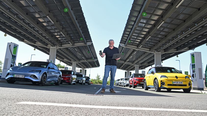 Electric car charging mega test: do EVs really charge as quickly as they say?
